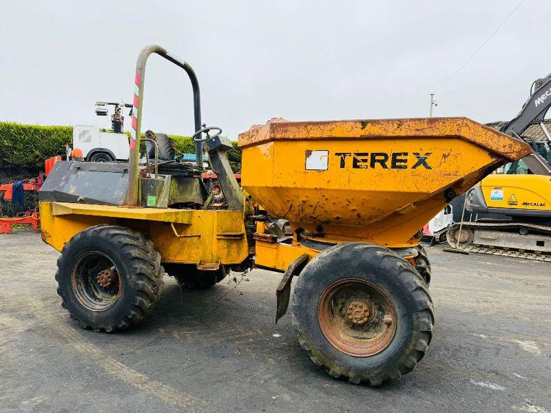 TEREX PS6000 SWIVLE TIP DUMPER*ENGINE STARTS NO DRIVE*VIDEO*