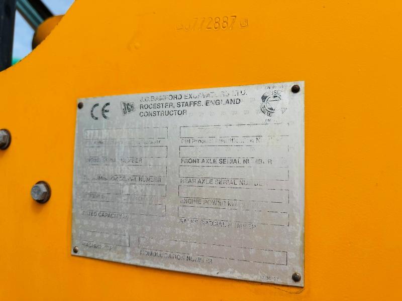 JCB 530-70 TELEHANDLER*C/W BUCKET*AG SPEC*VIDEO*