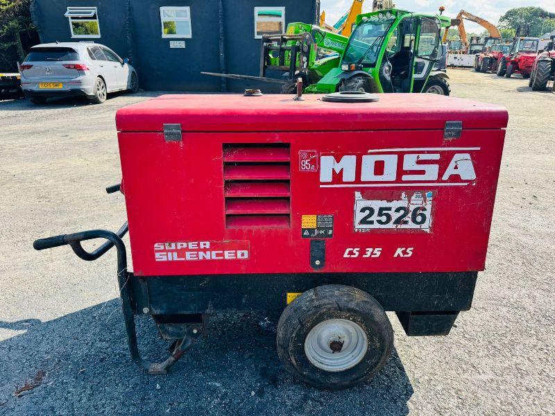 MOSA SUPER SILENT GENERATOR*YEAR 2018*C/W KOHLER ENGINE*VIDEO*