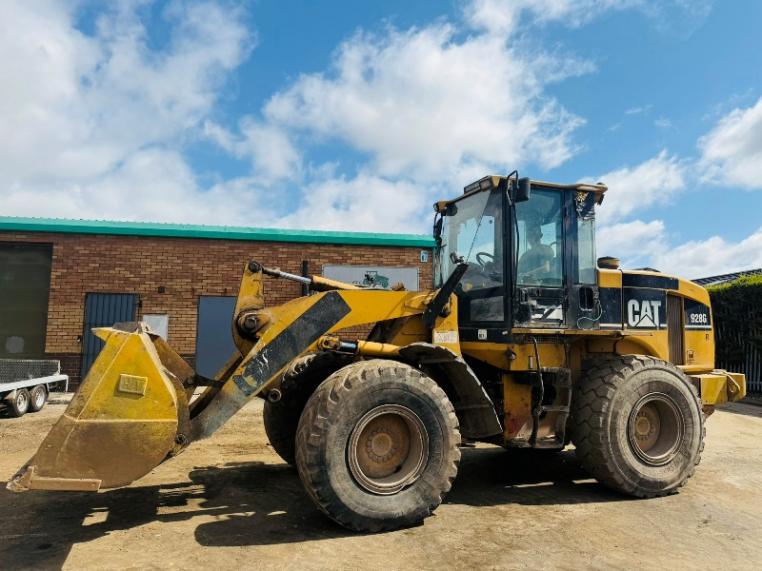 CATERPILLAR 928G LOADING SHOVEL*C/W BUCKET*VIDEO*