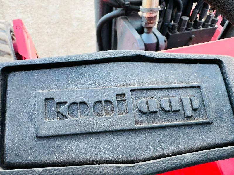 KOOIAAP FORK TRUCK C/W KUBOTA ENGINE & HYDRAULIC PUSH OUT HEAD STOCK *VIDEO*