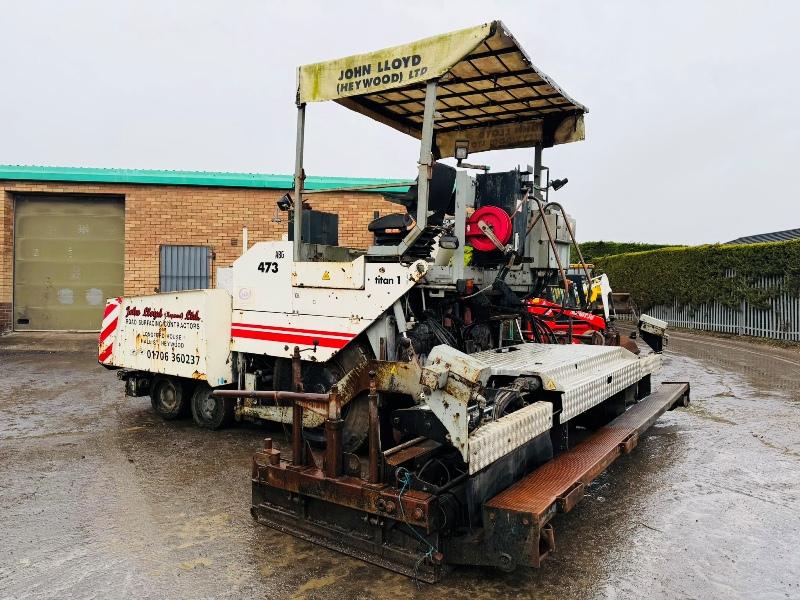 ABG TITAN 473-2 TARMAC PAVER*C/W DEUTZ ENGINE*VIDEO*