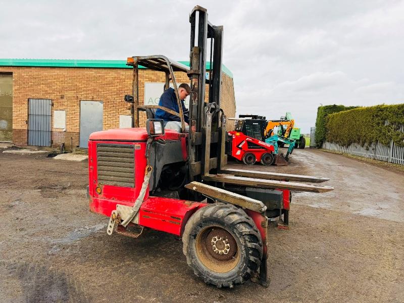 MOFFETT M5 25.3TL FORKLIFT*C/W KUBOTA ENGINE*1454 HOURS*VIDEO*