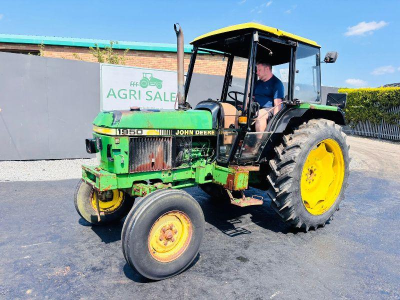 JOHN DEERE 1950 2WD TRACTOR*C/W REAR LINKAGE*VIDEO*