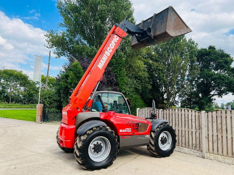 MANITOU MLT932 4WD TELEHANDLER * 9 METER REACH * C/W TINES & BUCKET*VIDEO*