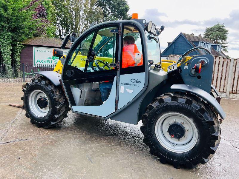 KRAMER 407 4WD TELEHANDLER *YEAR 2011, AG SPEC, NEW ENGINE FITTED 2017*VIDEO*