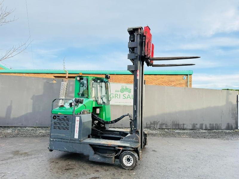 COMBILIFT C4000 GAS FORKLIFT*C/W FORK POSITIONER*VIDEO*