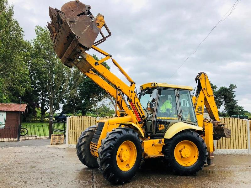JCB 4CX SITEMASTER BACKHOE DIGGER C/W HYDRAULIC BREAKER & 8 X REAR BUCKETS