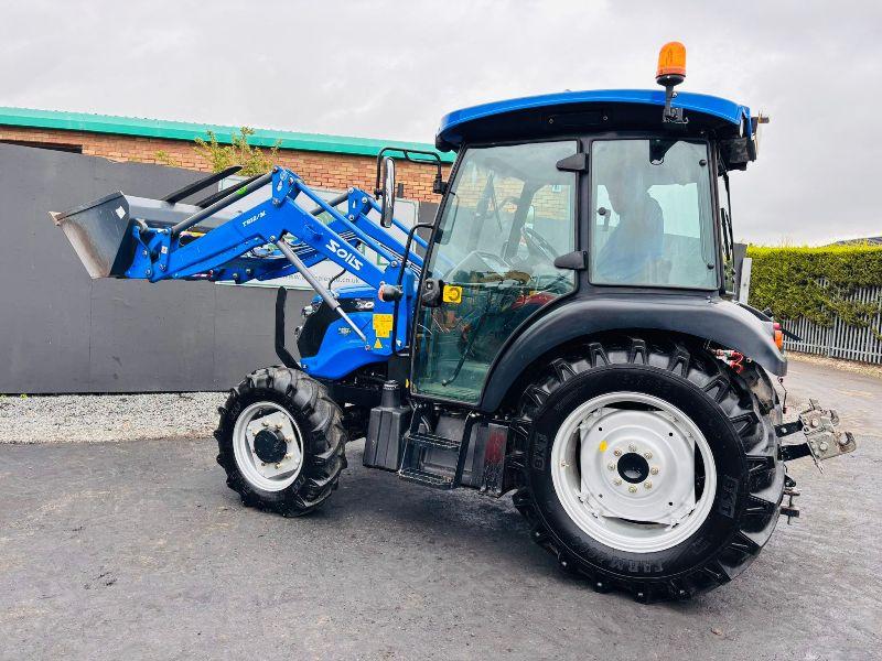 SOLIS 50RX TRACTOR*C/W SOLIS FRONT LOADER*194 HOURS*YEAR 2021*VIDEO*