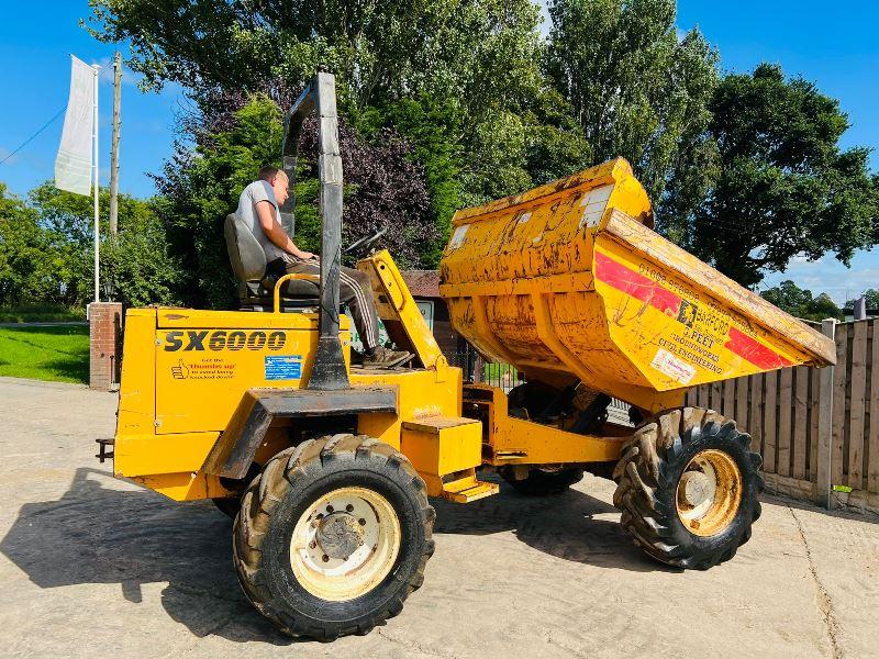 BARFORD SX6000 4WD 6 TON DUMPER C/W ROLE BAR *VIDEO*