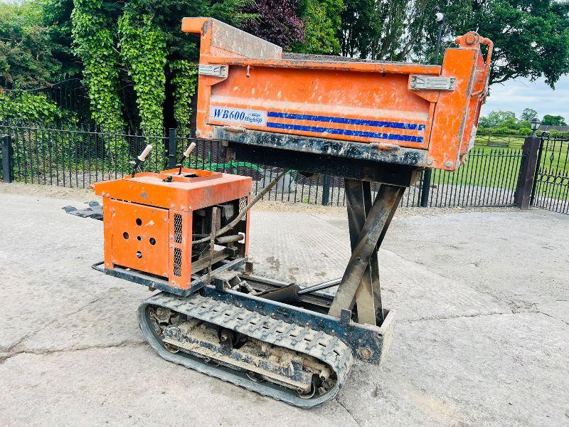 WINBULL WB600 HIGH TIP TRACKED DUMPER C/W MANAL GEAR BOX *VIDEO*