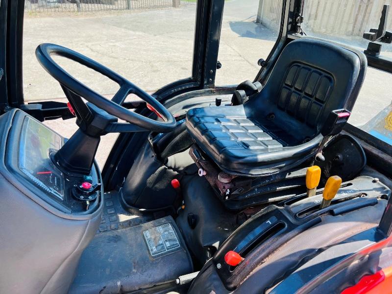KUBOTA B2410 4WD COMPACT TRACTOR C/W FLEMMING TOPPER & FRONT WEIGHTS *VIDEO*