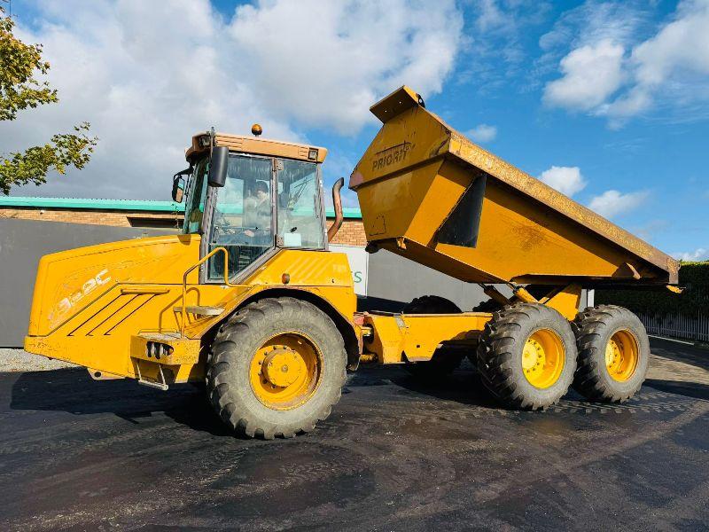 HYDREMA 922C 6X6 ARTICULATED DUMPTRUCK*C/W TAILGATE & REVERSE CAMERA*VIDEO*