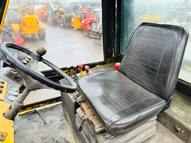 DCH DOH 12 TONNE 2 STAGE MAST LIFT *C/W 8FT TINES*VIDEO*