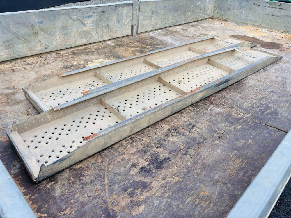 IFOR WILLIAMS 14FT 6 TWIN AXLE TRAILER *C/W SIDES AND RAMPS*YEAR 2020*VIDEO*