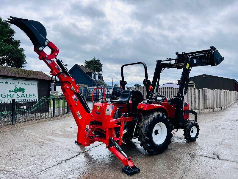  BRAND NEW SIROMER 304 4WD TRACTOR WITH LOADER & BACK ACTOR YEAR 2023*VIDEO*