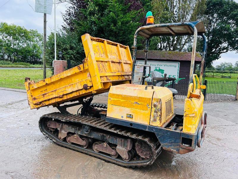 YANMAR C30R TRACKED DUMPER *YEAR 2009* C/W ROLE FRAME AND CANOPY *VIDEO*