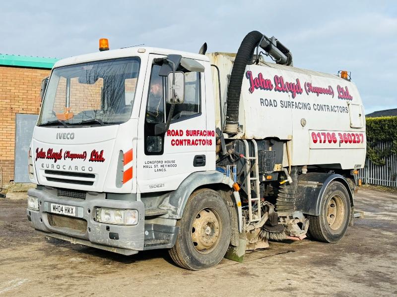 IVECO ML150E21K ROAD SWEEPER LORRY*VIDEO*