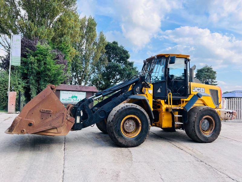 JCB 436 WASTE MASTER LOADING SHOVEL *YEAR 2011* C/W TOE TIP BUCKET *VIDEO*