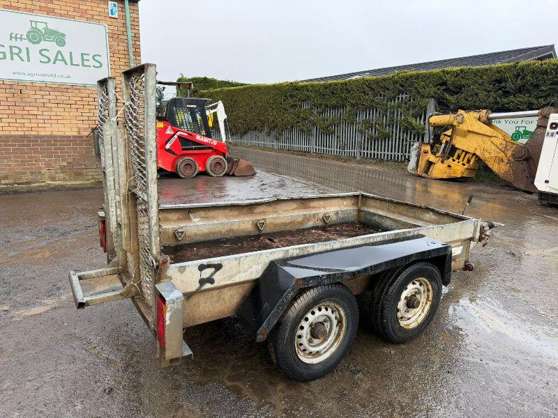 DOUBLE AXLE TRAILER*C/W DROP DOWN RAMP*VIDEO*