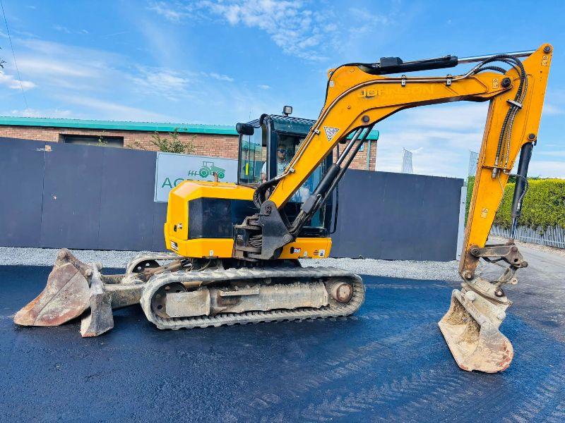 JCB 85Z-2 TRACKED EXCAVATOR*YEAR 2020*C/W 2 BUCKETS*VIDEO*