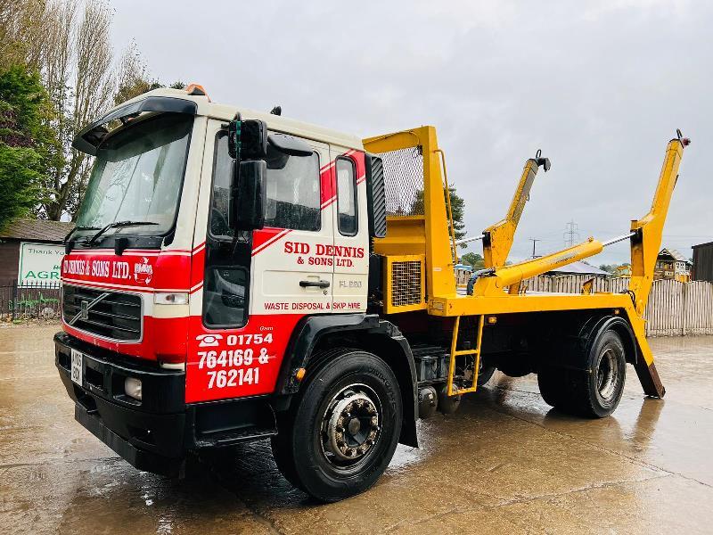 VOLVO FL6E 4X2 SKIP LORRY * MOT'D TILL  AUGUST 2024 * VIDEO *