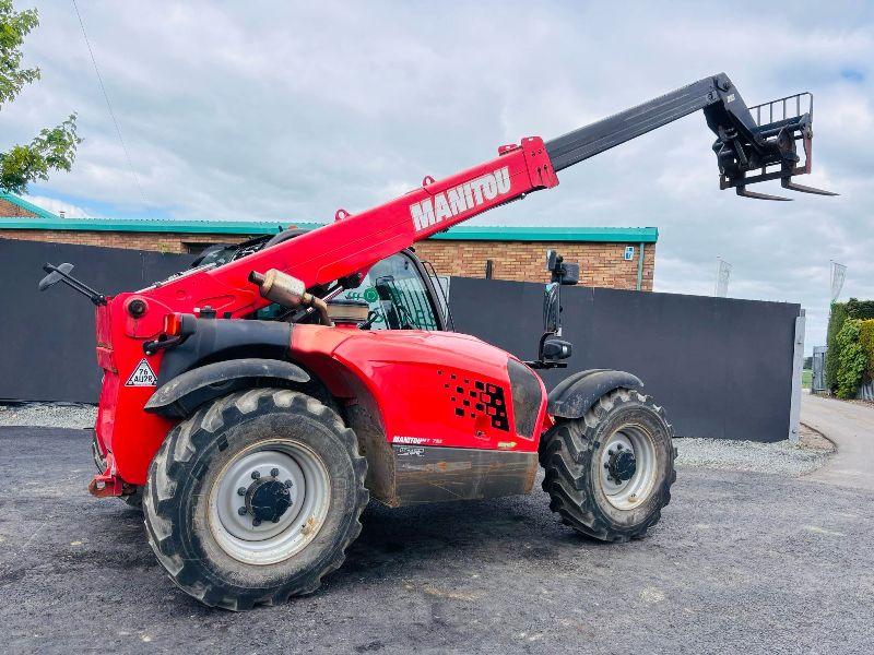 MANITOU MLT732 TELEHANDLER JOYSTICK CONTROLS*YEAR 2018*C/W PALLET TINES*VIDEO*