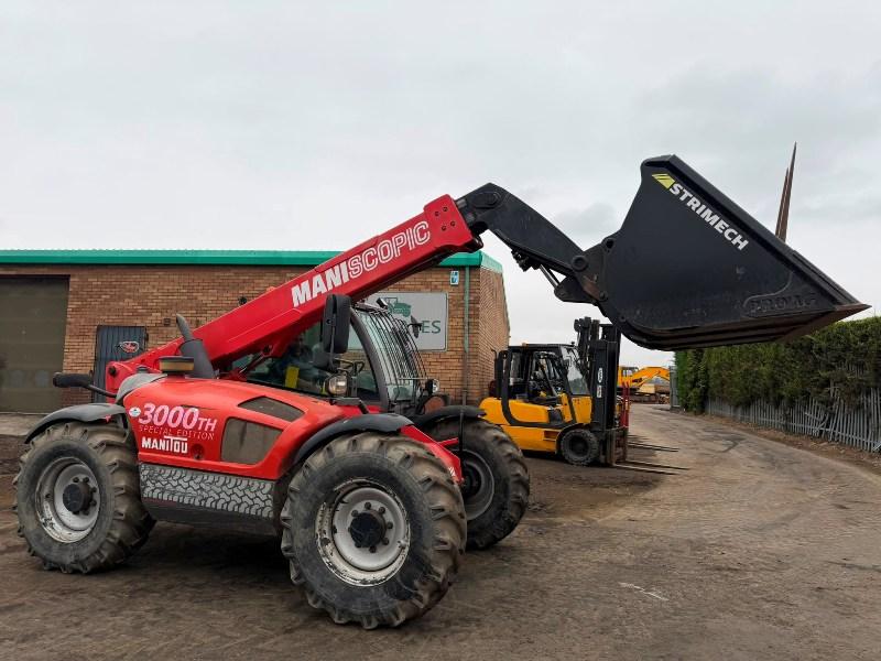 MANITOU MT732 TELEHANDLER*C/W BUCKET AND TINES*VIDEO*