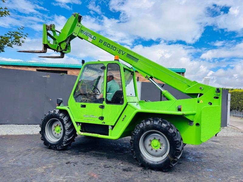 MERLO P60.10 EV TELEHANDLER*C/W PALLET TINES*VIDEO*