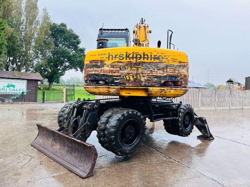 JCB JS130W 4WD WHEELED EXCAVATOR *YEAR 2009* C/W ROTATING SELECTOR GRAB *VIDEO*