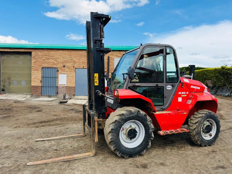 MANITOU M30-4 FORKLIFT*C/W PUH*YEAR 2016*9729 HOURS*VIDEO*