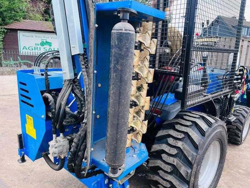 SONALIKA T2A 4WD TRACTOR *ONLY 26 HOURS* C/W LOADER, BUCKET & FLAIL CUTTER *VIDEO*