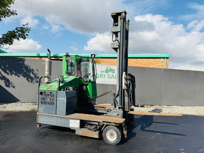 COMBILIFT C4500 DIESEL TRUCK MOUNTED FORKLIFT*C/W FORK POSITIONER*VIDEO*