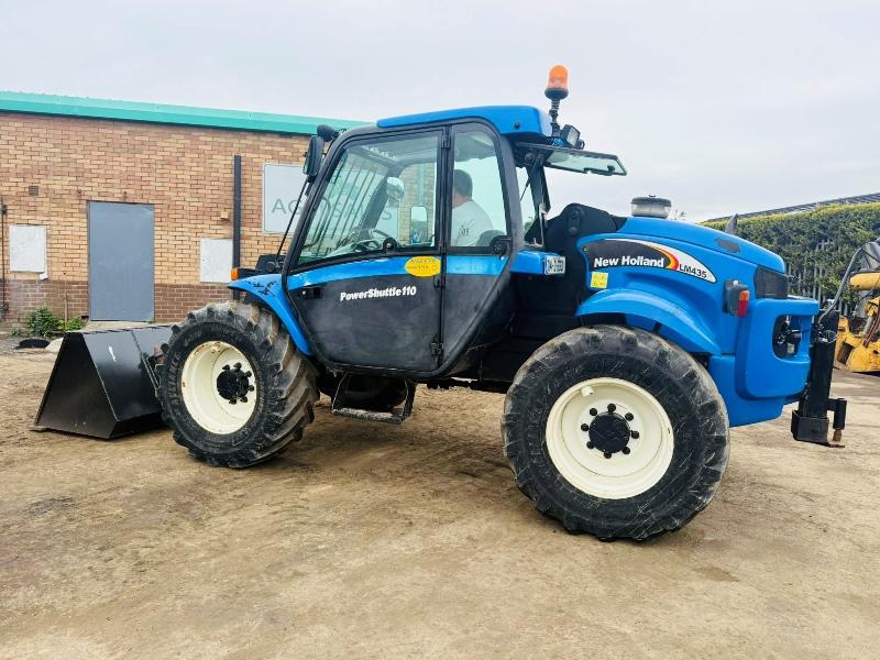 NEW HOLLAND LM425A TURBO TELEHANDLER*C/W BUCKET*VIDEO*