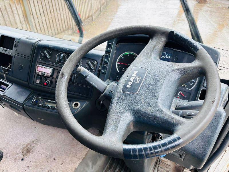MAN 32.353 DOUBLE DRIVE FLAT BED LORRY *CRANE & SUPPORT LEGS NOT INCLUDED*VIDEO*