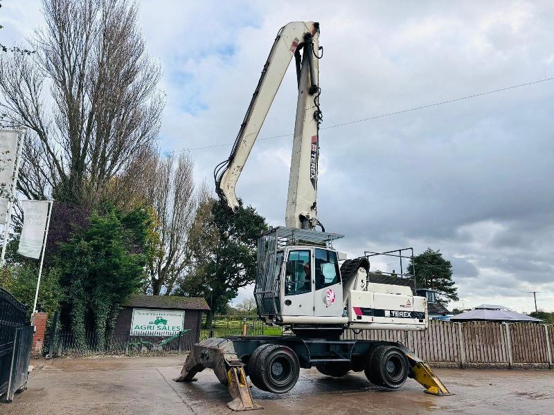 TEREX TM350 HIGH RISE CABIN SCRAP HANDLER C/W DEUTZ ENGINE *VIDEO*