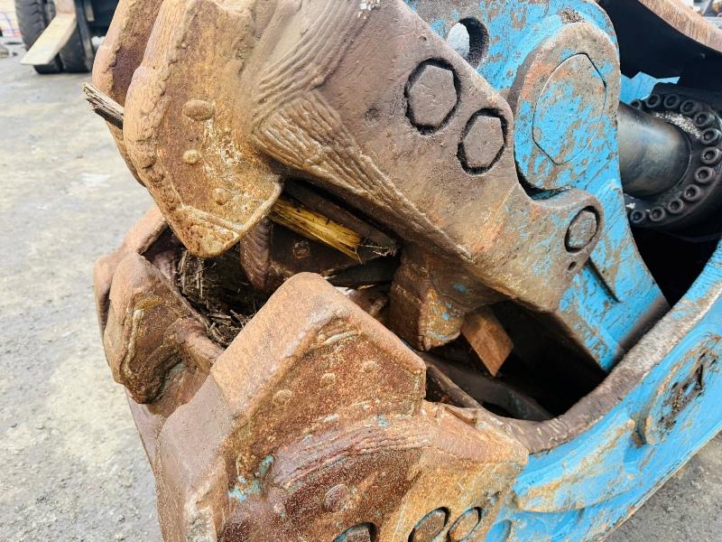 HEAVY DUTY HYDRAULIC DEMOLITION GRAB/GRAPPLE*C/W QUICK HITCH*VIDEO*