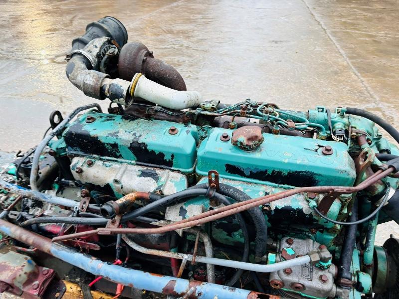 VOLVO TURBO 6 CYLINDER ENGINE & GEAR BOX *VIDEO*