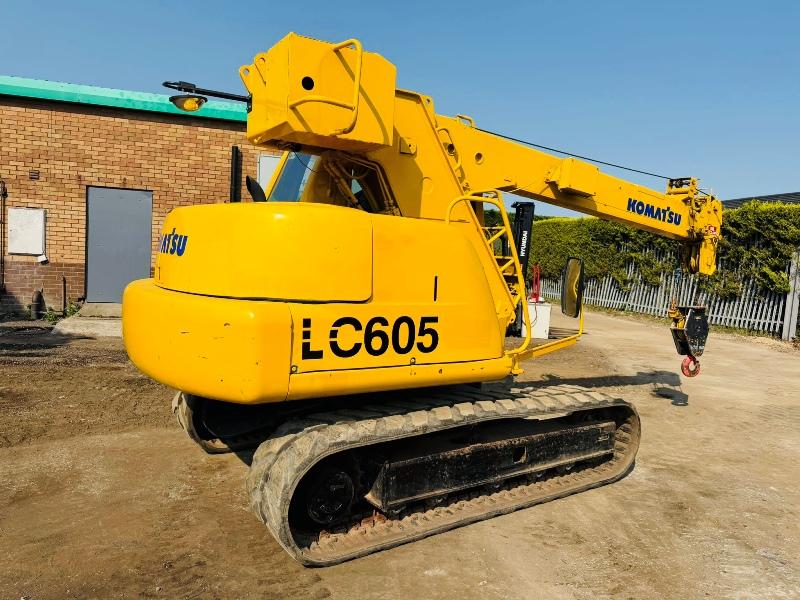 KOMATSU LC605 TRACKED CRANE*C/W RUBBER TRACKS*VIDEO*