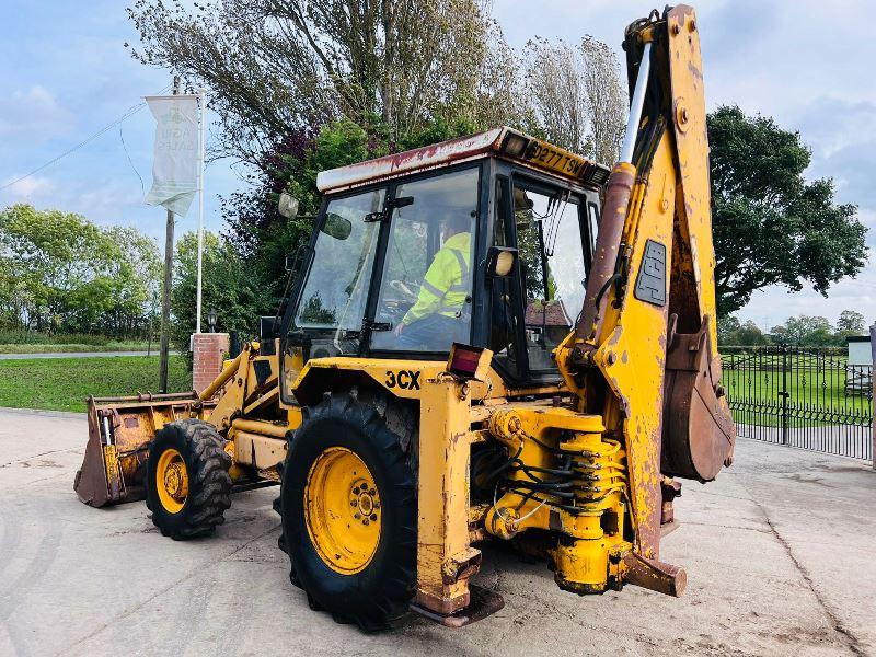 JCB 3CX PROJECT 7 4WD BACKHOE DIGGER C/W EXTENDING DIG *VIDEO*