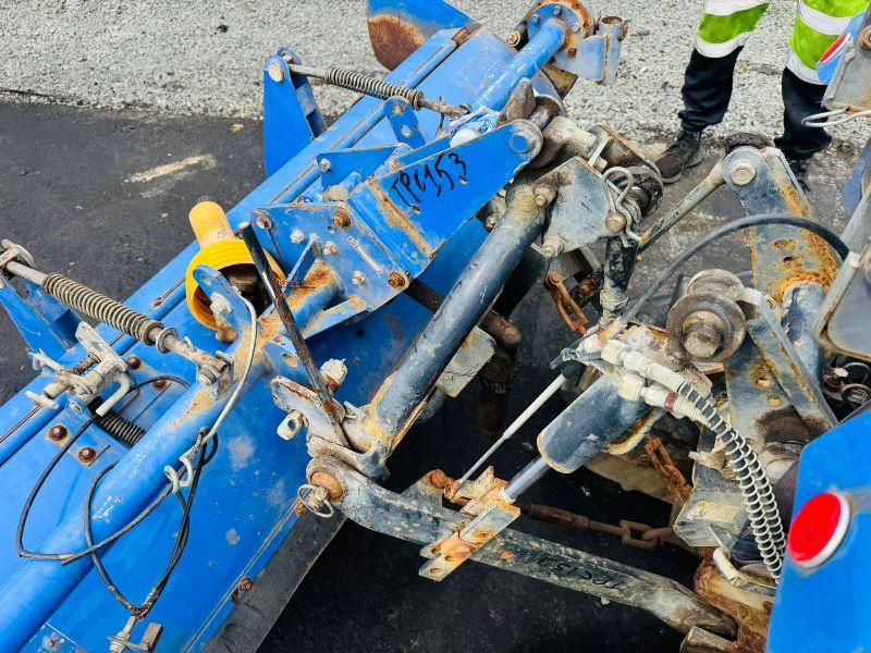 ISEKI TPC153 TRACKED COMPACT TRACTOR*C/W ROTAVATOR*VIDEO*