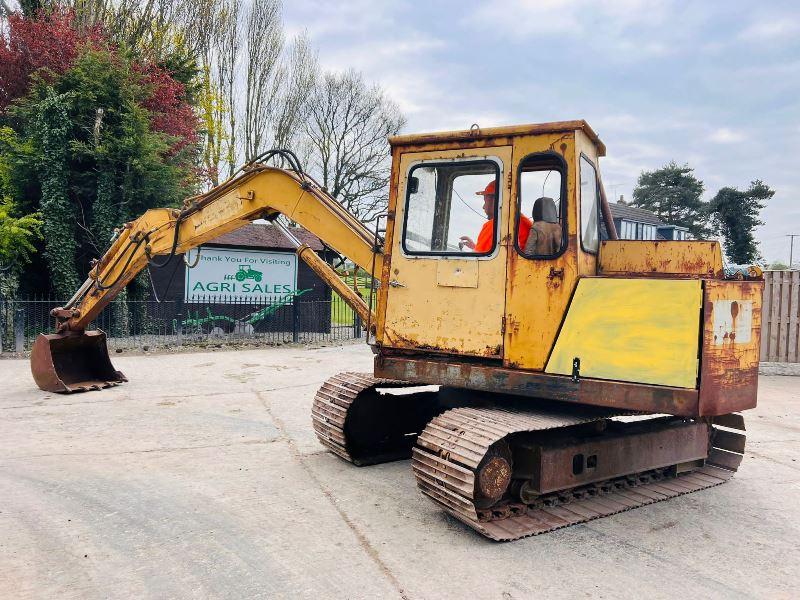 MITSUBISHI MS070U-2 TRACKED EXCAVATOR C/W BUCKET *VIDEO*