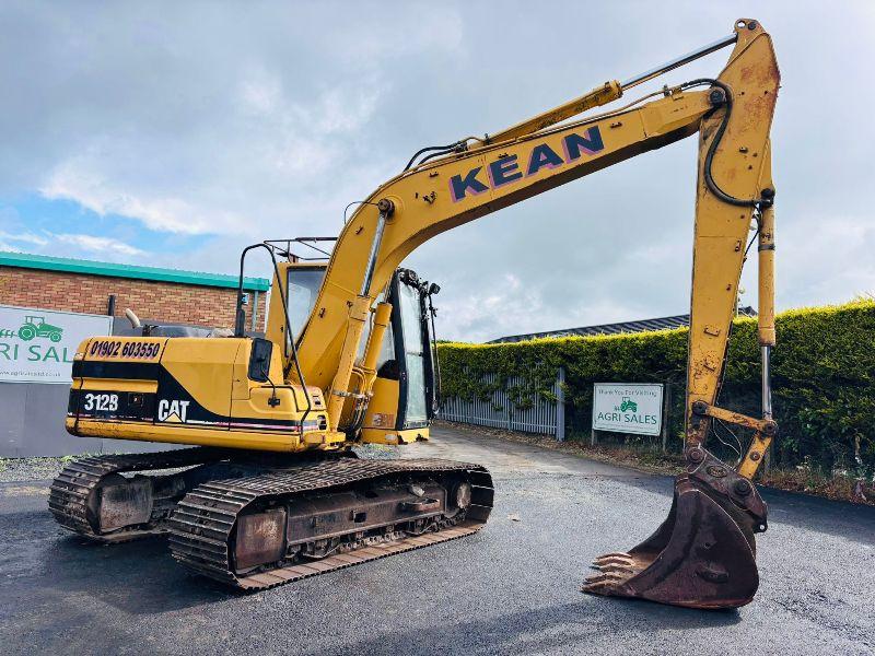CAT 312B EXCAVATOR* READING 9108 HOURS*C/W QH & BUCKET*VIDEO*