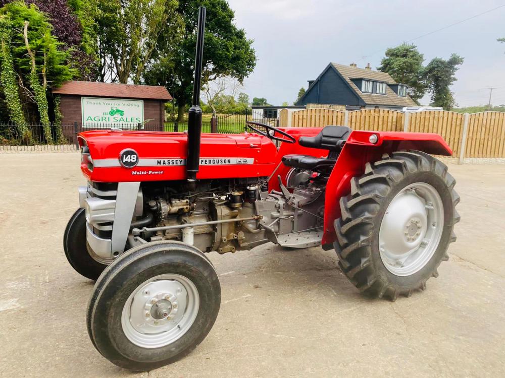 MASSEY FERGUSON 148 * MULTI POWER * TRACTOR * YEAR 1976 ROAD REGISTERED