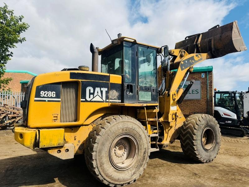 CATERPILLAR 928G LOADING SHOVEL*C/W BUCKET*VIDEO*