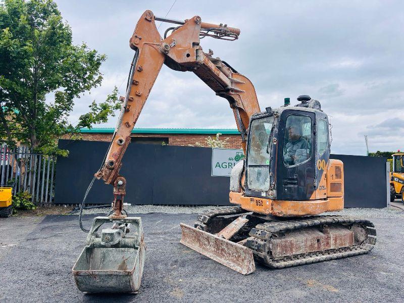 CASE CX75SR RUBBER BLOCK PAD TRACKED EXCAVATOR*C/W CLAMSHELL BUCKET*VIDEO*