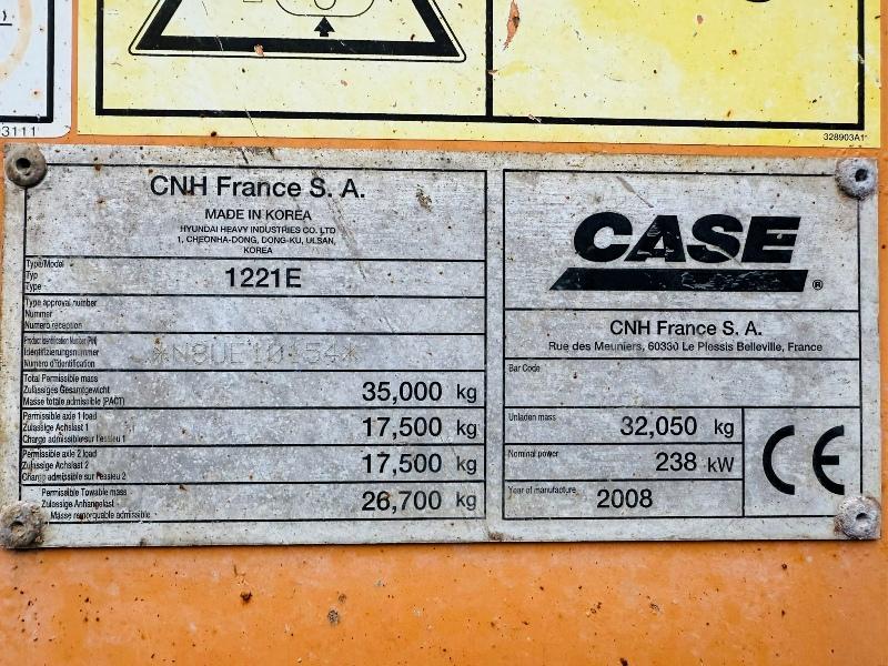 CASE 1221E LOADING SHOVEL*C/W BUCKET*VIDEO*