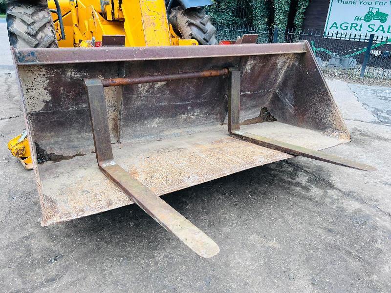 JCB 532-120 4WD TELEHANDLER *12 METERS, 7666 HOURS* C/W TINES & BUCKET *VIDEO*