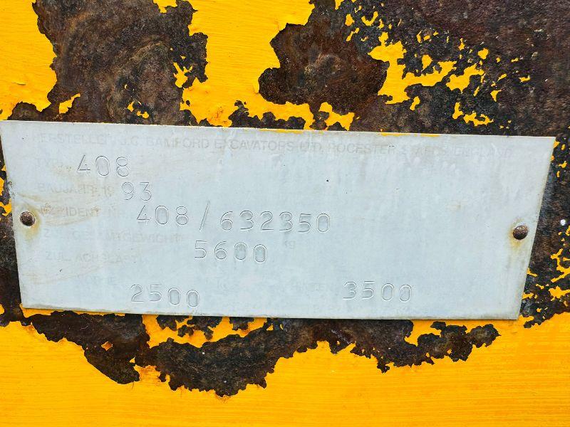JCB 408 PIVOT STEER HANDLER *C/W LONG PALLET TINES*VIDEO*