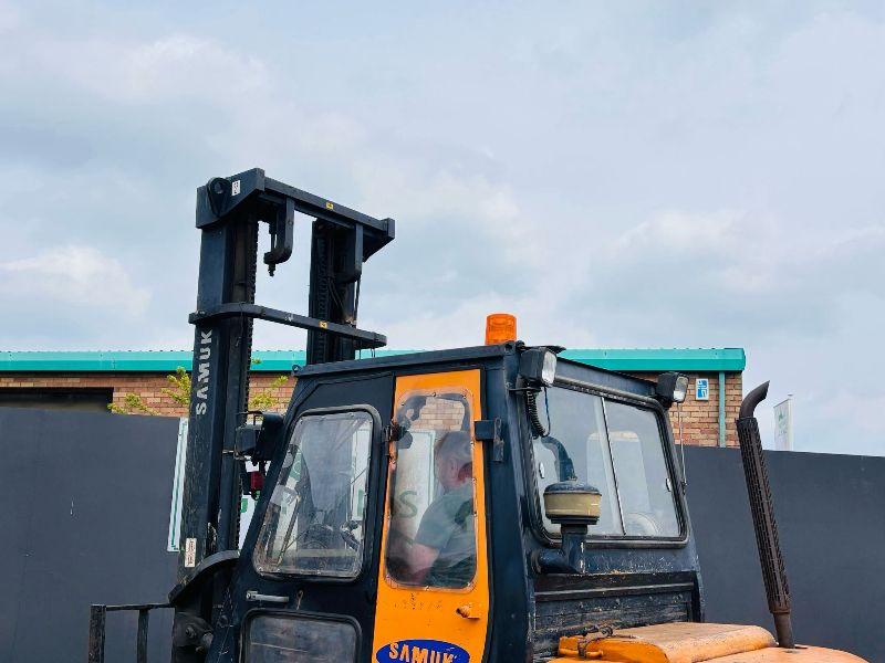 SAMUK SF40D FORKLIFT *C/W PALLET TINES*VIDEO*